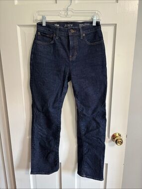 J. Crew Women's Dark Indigo Straight Leg Jeans